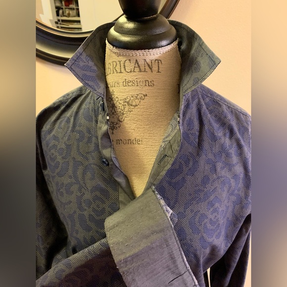 NWT EQUINOX WOVEN LONG SLEEVR BUTTON DOWN SHIRT. SHIRT TAIL HEM, - Picture 8 of 11